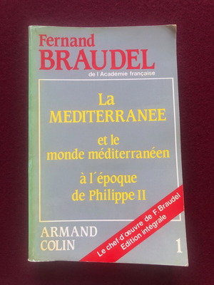 La Méditerranée et le monde méditerranéen à l'époque de Philippe II Vol. 1 like new, French