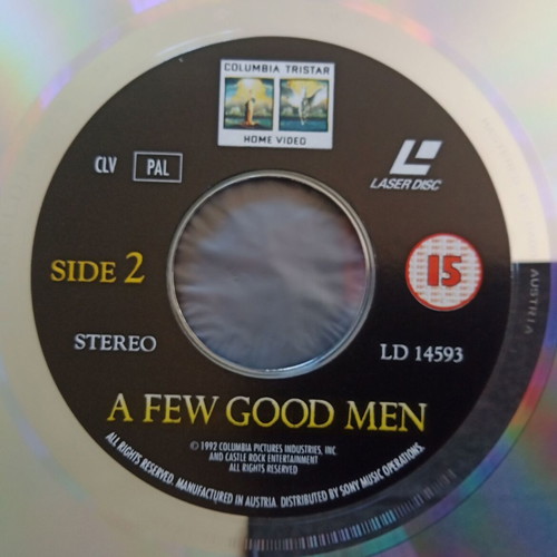 LaserDisc A Few Good Men 1992 like new, drama