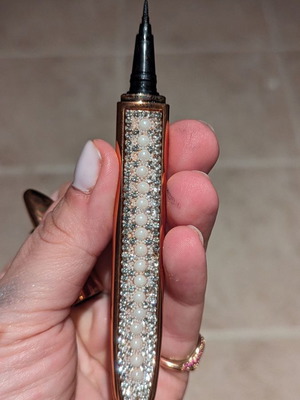 Eyeliner black with glue new for false eyelashes