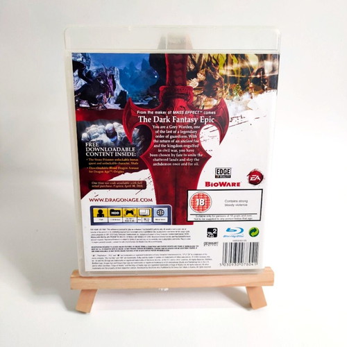 PS3 Dragon Age: Origins case and manual used without disc