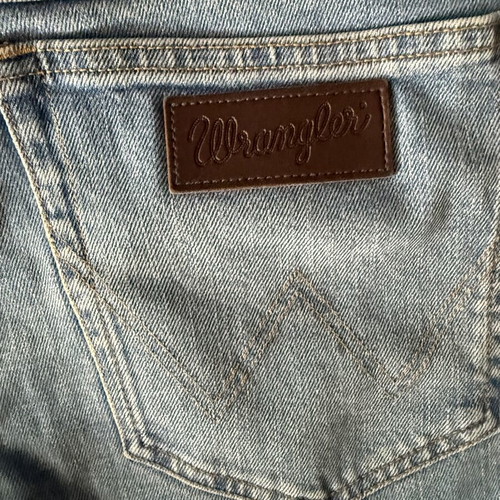 Wrangler denim jean bermuda shorts, blue, XL
