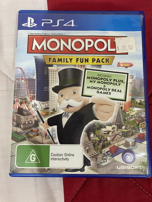 Monopoly Family Fun Pack PS4 σαν καινούργιο
