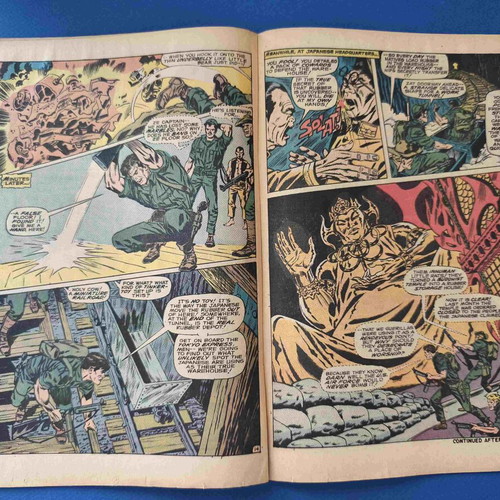 Captain Savage 15 comic book used condition