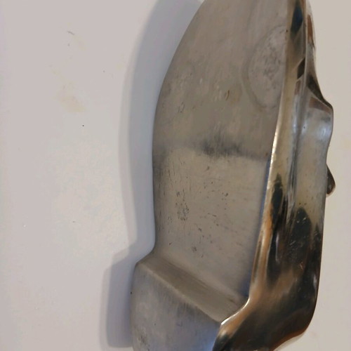 Metal ashtray in shoe shape like new