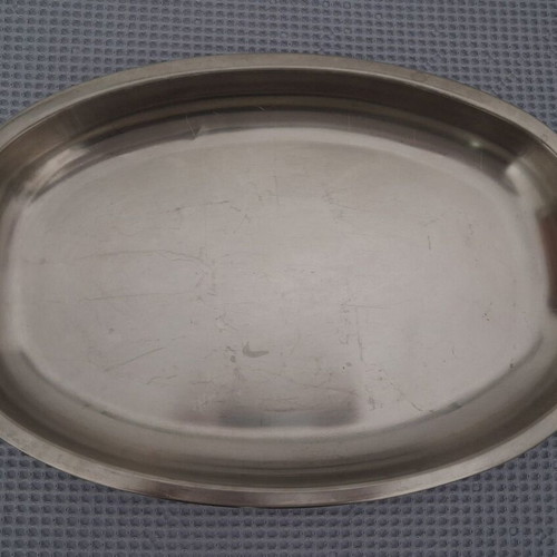 Stainless Steel Oval Deep Platter used