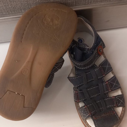 Children's sandals size 28 used, black