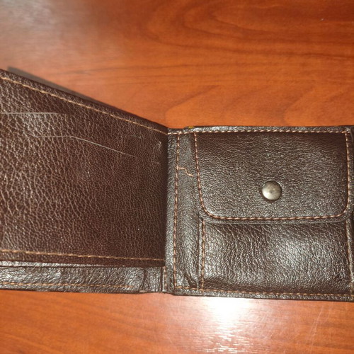 Louis Vuitton men's wallet refurbished, brown and beige