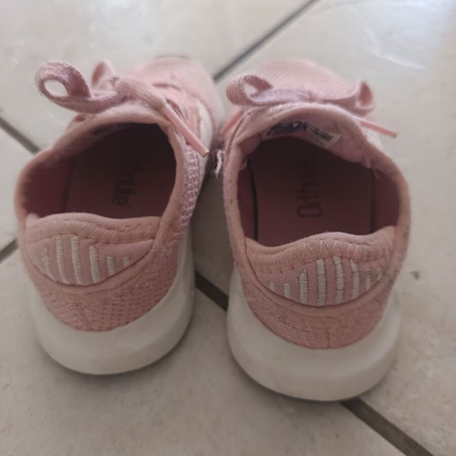 Adidas pink athletic shoes size 23 used for girls