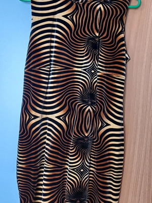Leopard dress new Poupe, size 5XL, black and brown