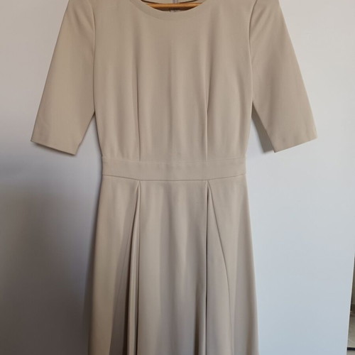 Pinko dress like new, size S, gray beige