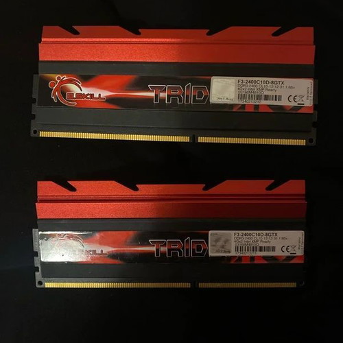 G.Skill TridentX 8GB DDR3 RAM with 2 Modules 2400, like new