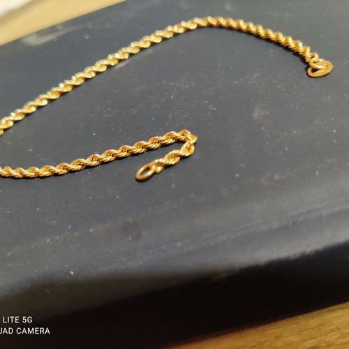 Gold 14K chain bracelet new, 20cm, 4.3g