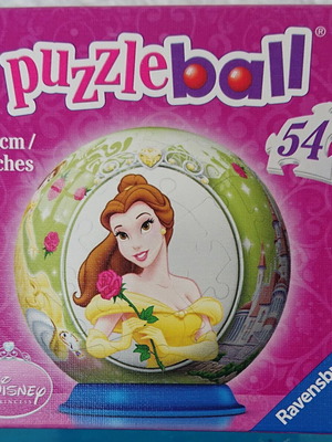 Vintage Puzzleball with Disney Belle, new, Ravensburger 2011