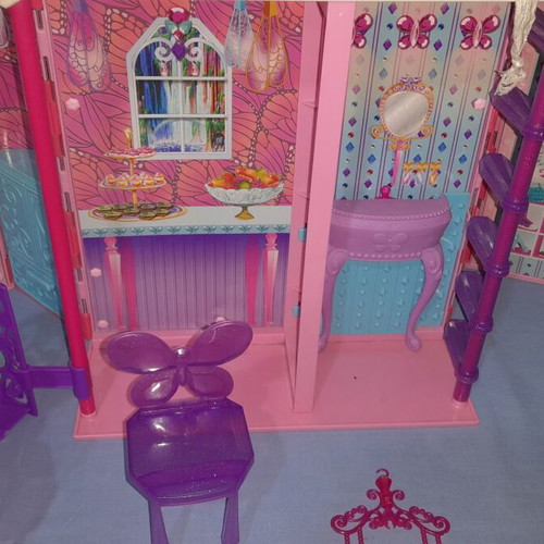 Barbie Mariposa and The Fairy Princess Castle used