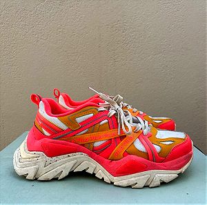 Fila Electrove 2 Γυναικεία Chunky Sneakers Πορτοκαλί