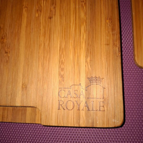 Επιφάνεια κοπής Casa Royale σαν καινούργια, ξύλο ή μπαμπού 39Χ24,5Χ2
