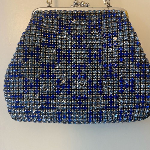Bag with Swarovski like new and extra long strap
