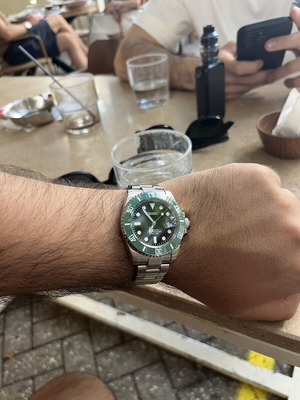 Seikomod Starbucks automatic wristwatch, green
