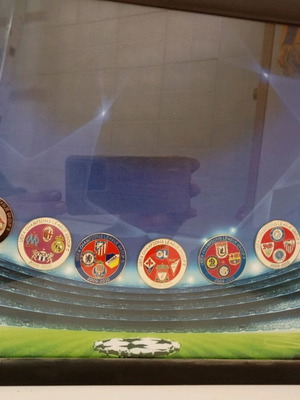 Κάδρο συλλεκτικό Όμιλοι Champions League 2009-2010 σαν καινούργιο