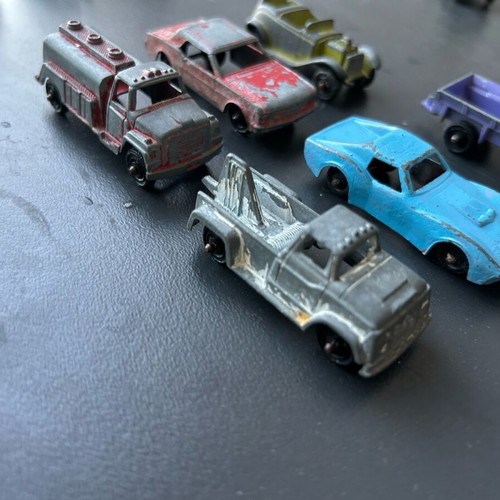 Tootsie Toys and Midgetoys toy cars used, iron, made in USA