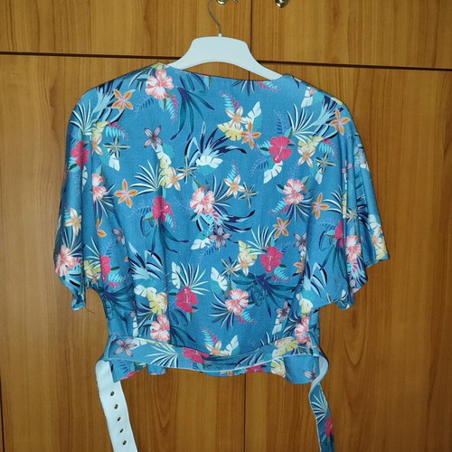 Toi Moi jacket with belt like new, multicolored