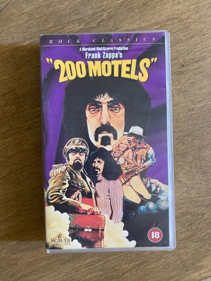 Frank Zappa's 200 Motels videocassette like new without Greek subtitles