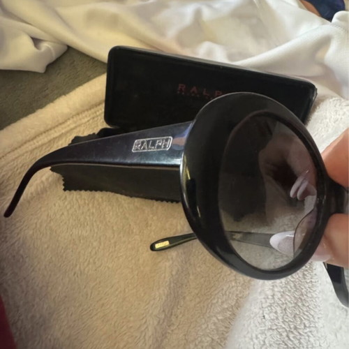 Ralph Lauren oval sunglasses, black, collectible