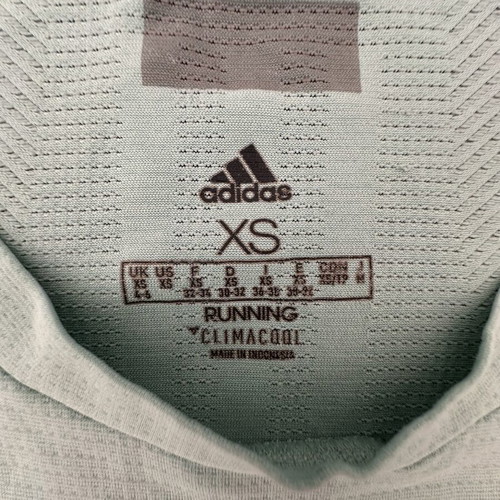 Adidas ClimaCool running shirt XS used, light mint color