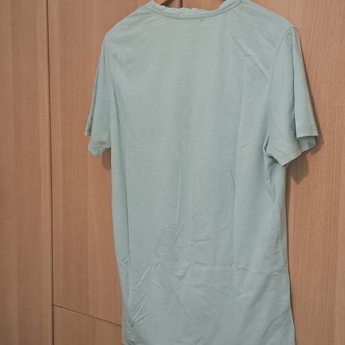 Makó t-shirt men's size L used, turquoise