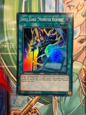 Spell Card "Monster Reborn" Yu-Gi-Oh! σαν καινούργιο