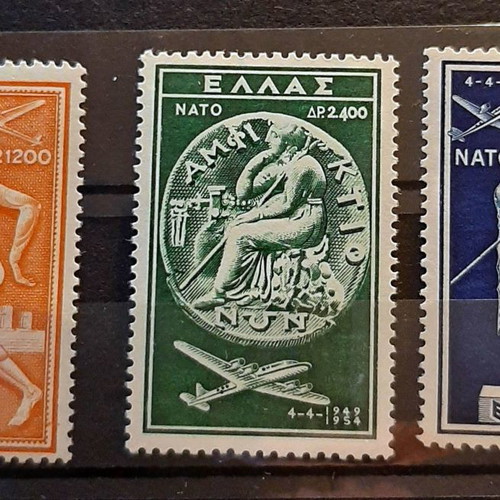 NATO 1954 stamp set new, unsealed without hinge
