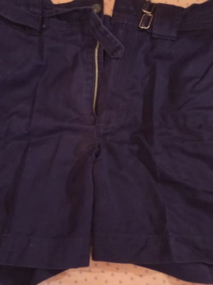 Hellenic Navy shorts used with small print on back
