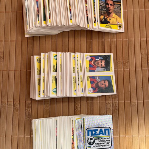 Panini Greek Championship 1998 Stickers Used, Over 900 Pack