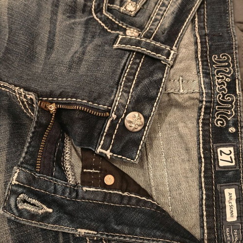 Miss Me women's jeans used, ankle length, blue, size S