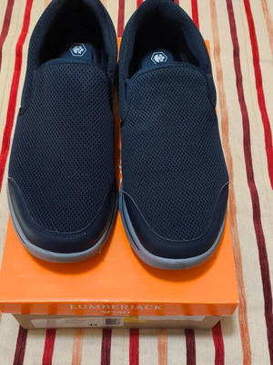 Lumberjack men's casual slip-on shoes like new, blue, size 42