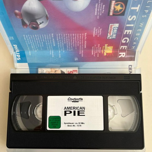 VHS video cassette like new, in German