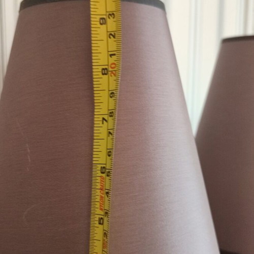 Vintage lamp shades used, set of 2