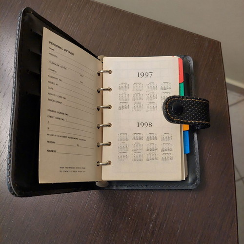 Organizer Agenda 1997 like new vintage