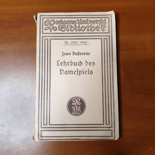Two chess books by Jean Dufresne, early 20th century
