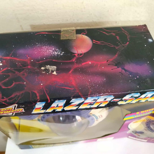 Lazer Saucer 2001 new flying saucer toy with lights and sounds
