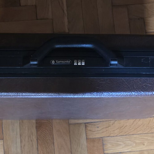 Samsonite Accord ST Briefcase vintage 80’s, like new, brown