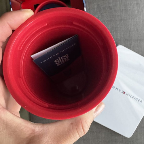 Tommy Hilfiger Thermal Cup New with Metal Case