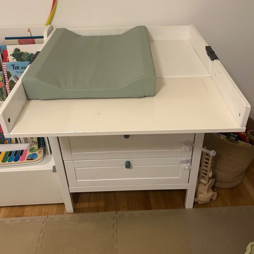IKEA SUNDVIK changing table dresser used, white