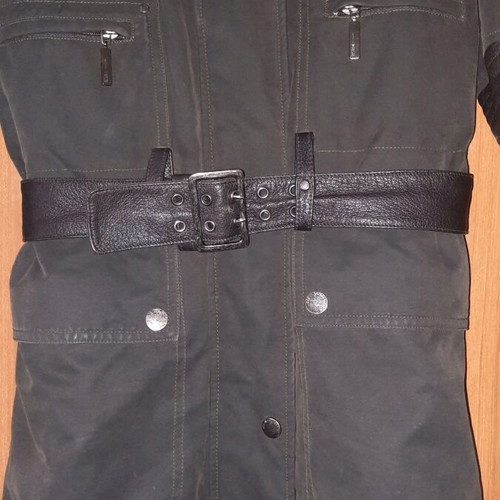 BSB coat like new, warm, size S, long with leather details