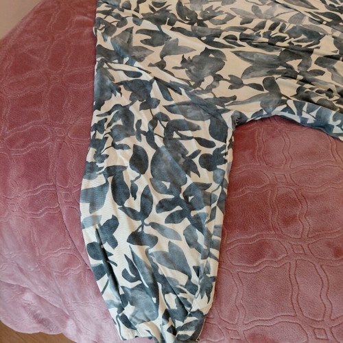 Kimono set medium 100% cotton like new, white and blue
