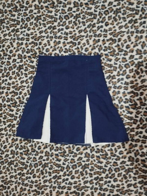 Skirt like new, white and blue, size XS 34 6