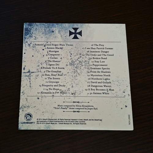 Assassin's Creed Rogue Soundtrack CD like new