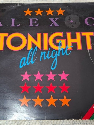 Alex C Tonight All Night 12' βινύλιο μεταχειρισμένο, ηλεκτρονική