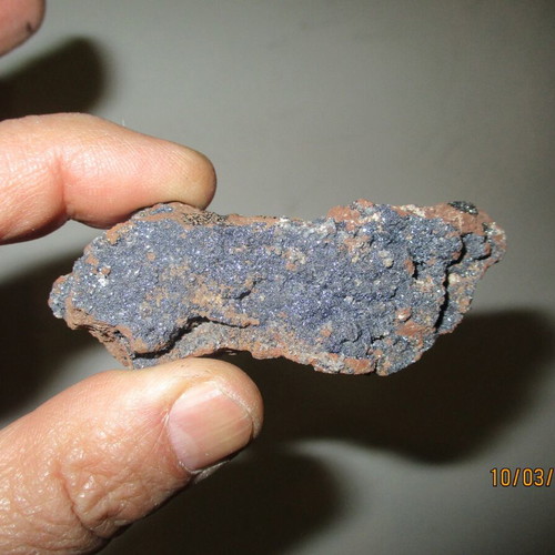 Chalcophanite mineral new Greek size 7 cm, weight 44+ g