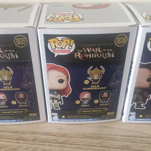 Funko Pop War of the Rohirrim set 1835 1836 1837 new